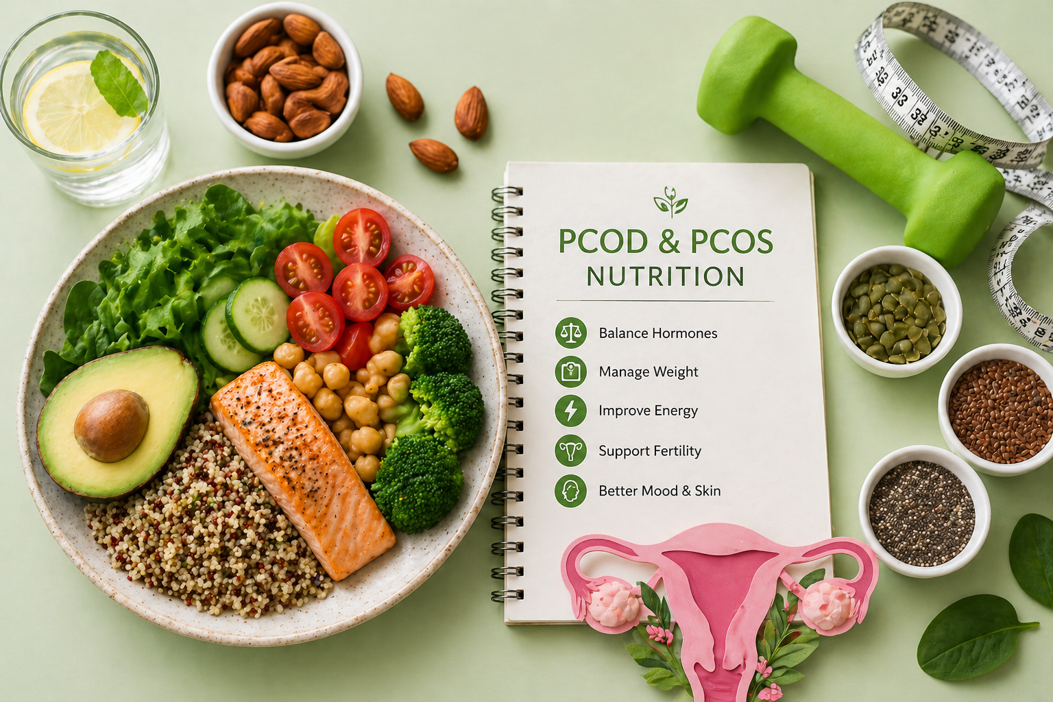 PCOD and PCOS nutrition support